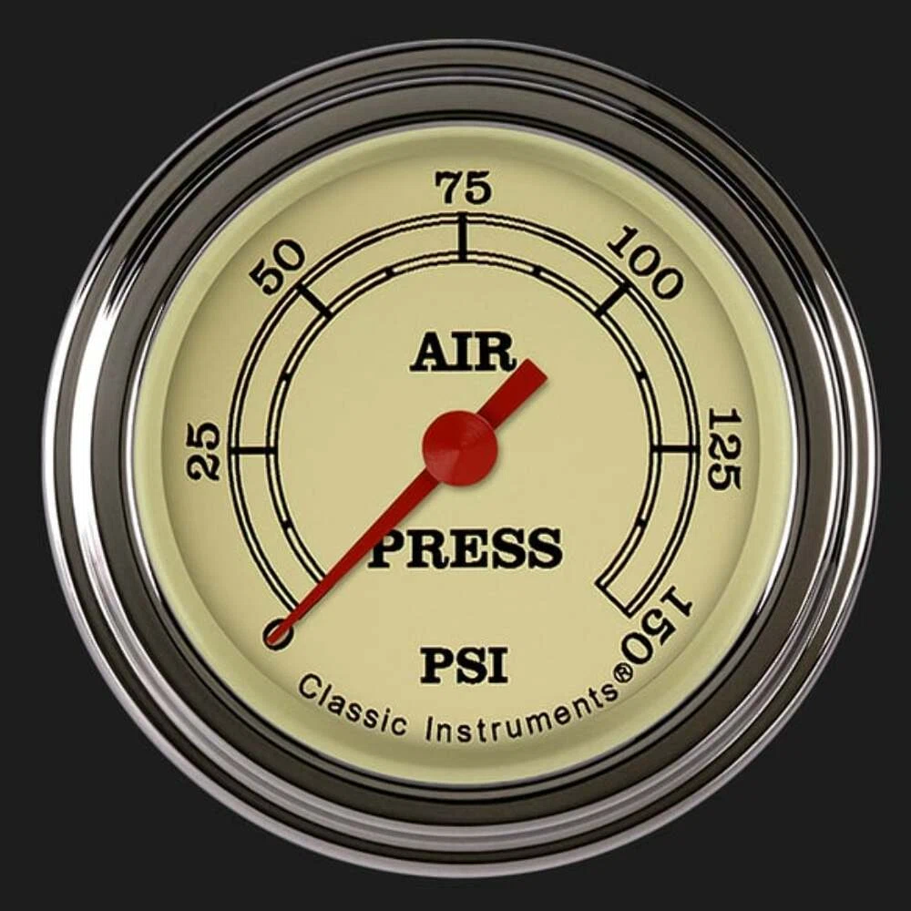 Vintage 2 1_8_ Air Pressure Gauge VT118SLF
